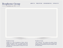 Tablet Screenshot of bosphorusgroup.com